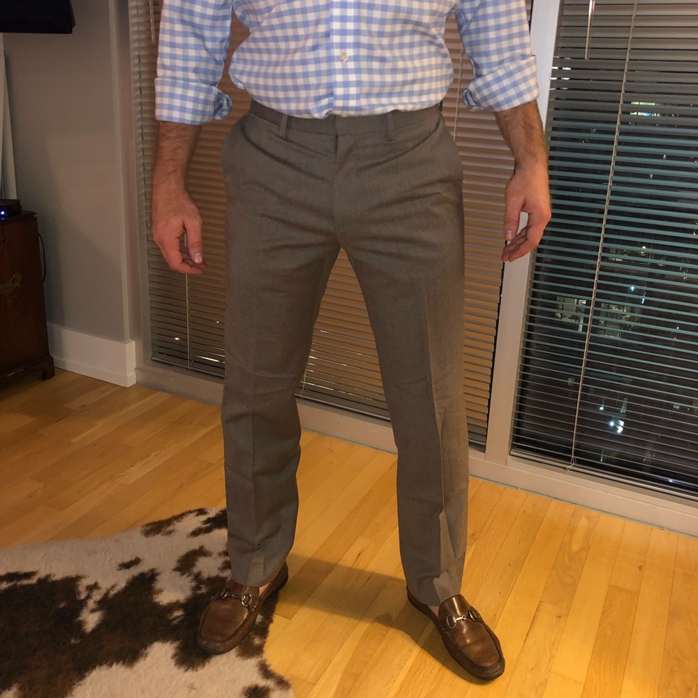 Slim, Winter Weight, Brown/ Gray, BR, 30x30